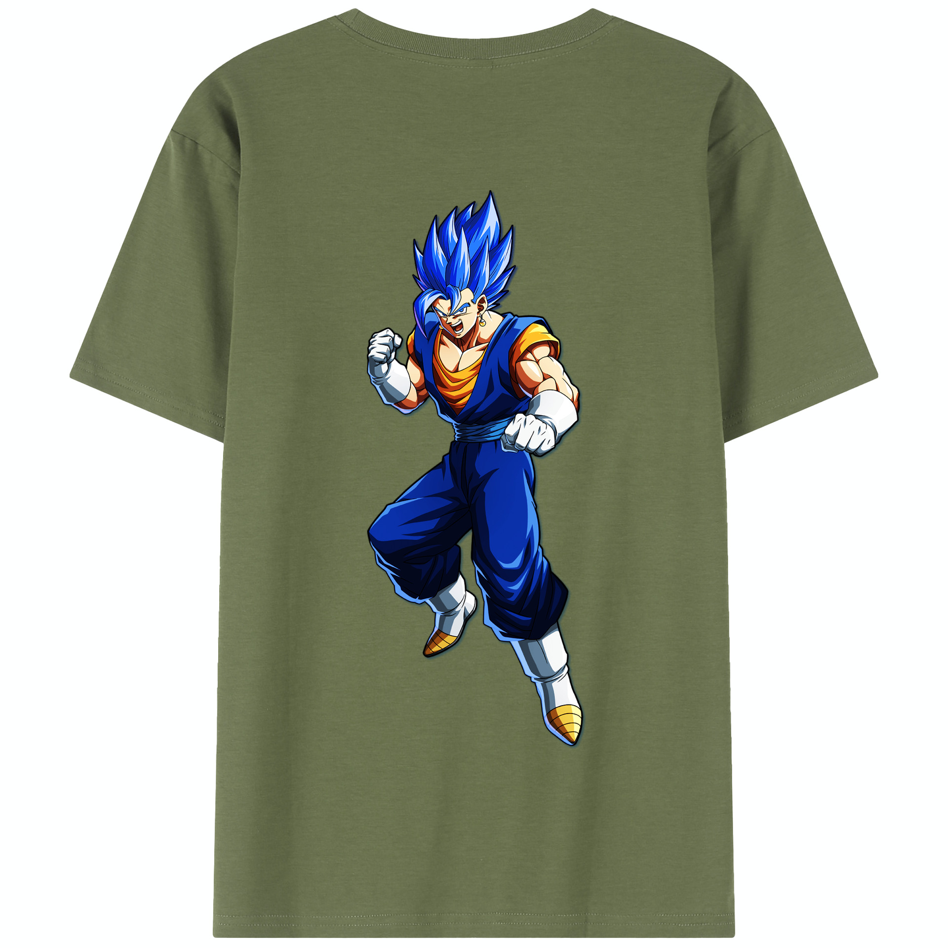 （画像用） ドラゴンボール ベジット DRAGON BALL Vegetto 綿100％半袖Tシャツ（背面プリント）